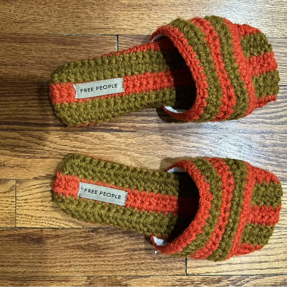 Free People Show Your Stripes Hand Knitted Sandals - Picture 2 of 8